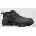 Men's 4" Black Waterproof Slip On Work Shoe - Composite Toe